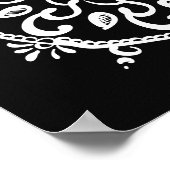 Raven Mandala Poster (Ecke)