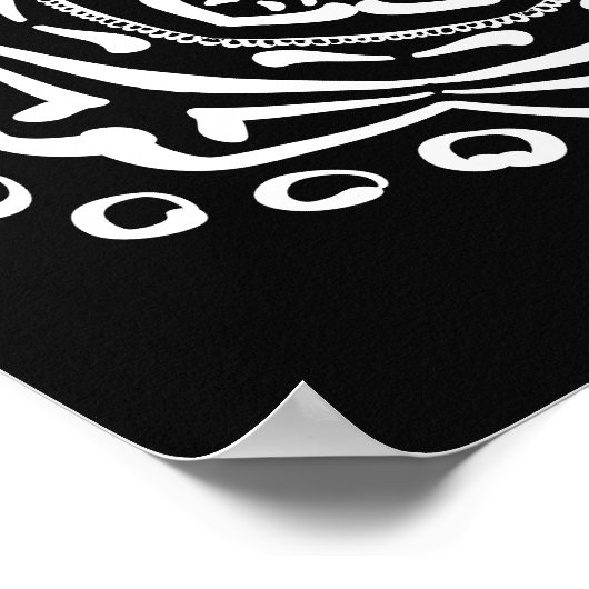 Raven Mandala Poster (Ecke)