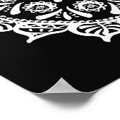 Raven Mandala Poster (Ecke)