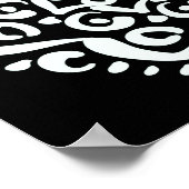 Raven Mandala Poster (Ecke)