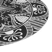 Raven Mandala Schneidebrett (Ecke)