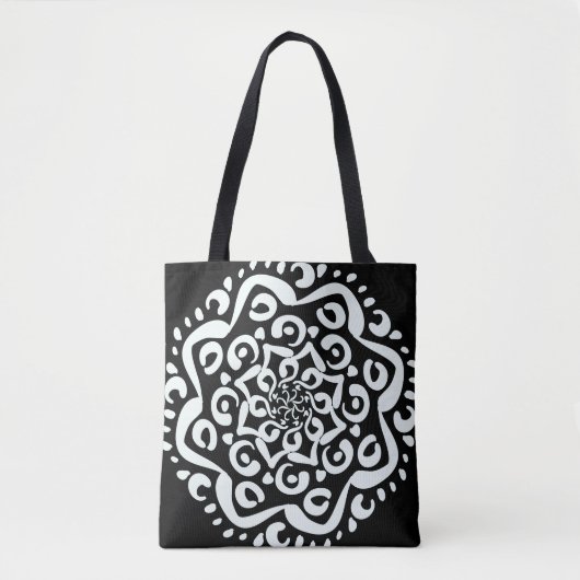 Raven Mandala Tasche (Vorderseite)