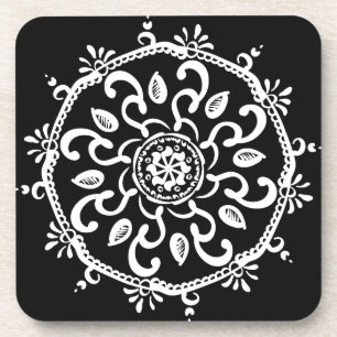 Raven Mandala Untersetzer