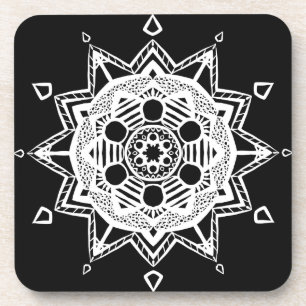 Raven Mandala Untersetzer