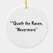 Raven Medallion Carving Art Bird Nature Keramik Ornament (Hinten)