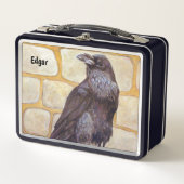 Raven Metall Brotdose (Vorderseite)