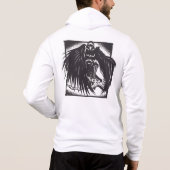 Raven Mocker Zip-Up-Kapuzenpullover Hoodie (Rückseite)