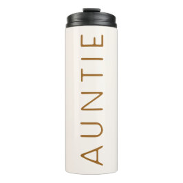 RAVEN Moderne Bohemische Beige Auntie Travel Thermosbecher