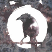 Raven Moon Aufkleber (Vorderseite)