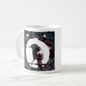 Raven Moon (nur vorne) Kaffeetasse (Vorderseite Links)