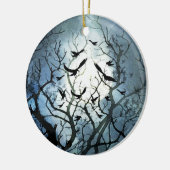 Raven Moon Ornament (Links)