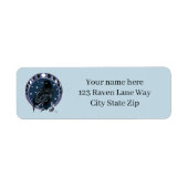 Raven Moon Phases Stars Blue (Vorne)