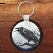 Raven Moon Schlüsselanhänger (Vorderseite)