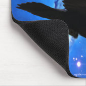 Raven, Moon und Weltraummousepad Mousepad (Ecke)