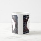 Raven Moon (vorne und hinten) Kaffeetasse (Mittel)