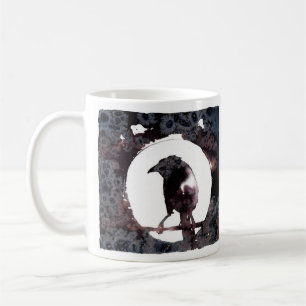 Raven Moon (vorne und hinten) Kaffeetasse