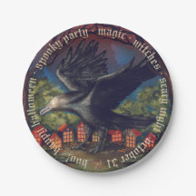 Raven Moonlight Hexen Halloween Nacht