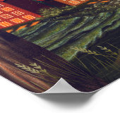 Raven Moonlight Hexen Halloween Nacht Poster (Ecke)