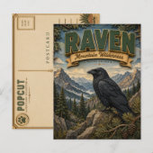 Raven Mountain Wilderness POPCUT Postkarte (Vorne/Hinten)