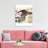Raven Music Leinwanddruck (Insitu (Wohnzimmer))