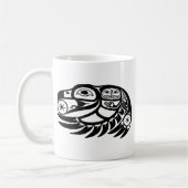 Raven Native American Design Kaffeetasse (Links)
