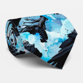 Raven Neck Tie Krawatte (Gerollt)