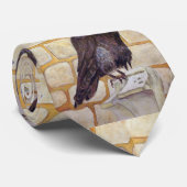 Raven Neck Tie Krawatte (Gerollt)