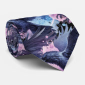 Raven Neck Tie Krawatte (Gerollt)