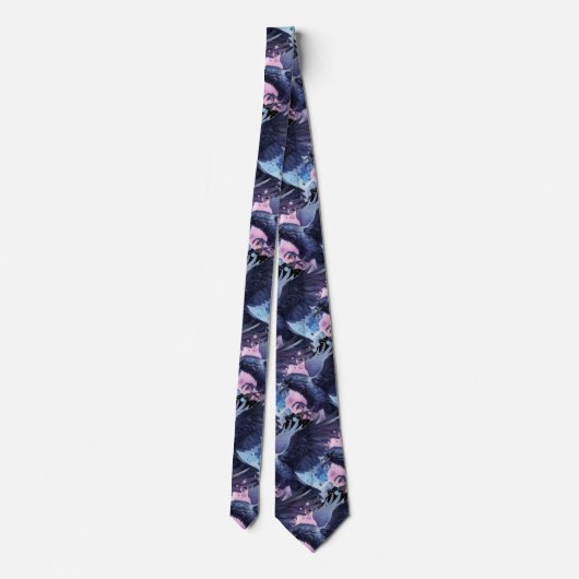 Raven Neck Tie Krawatte (Rückseite)
