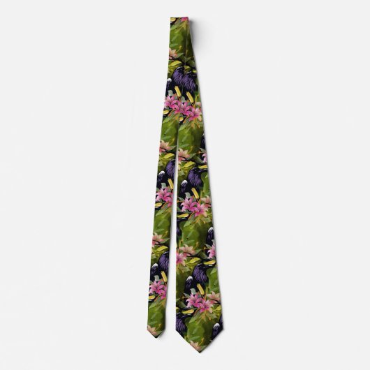 Raven Neck Tie Krawatte (Rückseite)