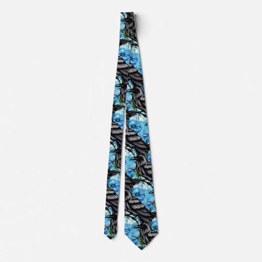 Raven Neck Tie Krawatte (Rückseite)