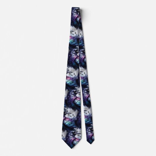 Raven Neck Tie Krawatte (Vorderseite)