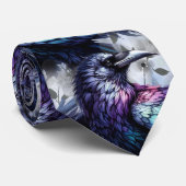Raven Neck Tie Krawatte (Gerollt)