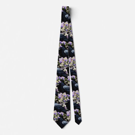 Raven Neck Tie Krawatte (Vorderseite)