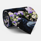 Raven Neck Tie Krawatte (Gerollt)