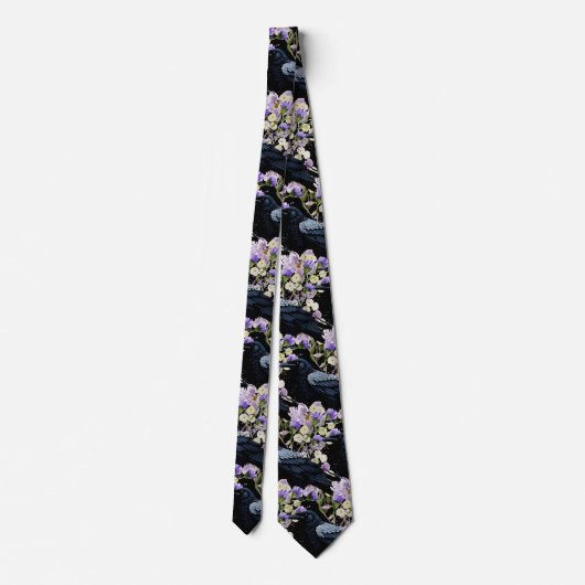 Raven Neck Tie Krawatte (Rückseite)