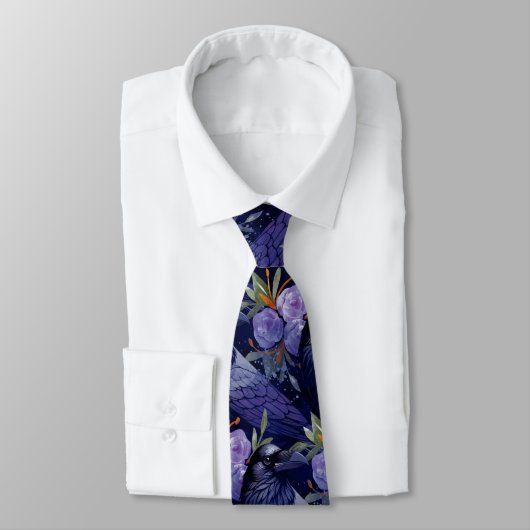 Raven Neck Tie Krawatte (Gebunden)
