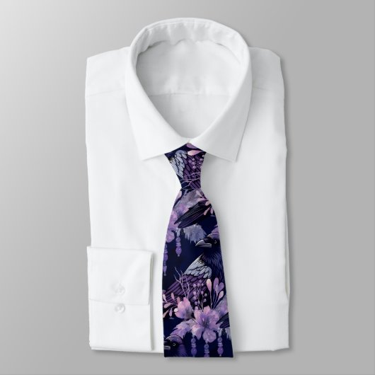 Raven Neck Tie Krawatte (Gebunden)