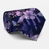 Raven Neck Tie Krawatte (Gerollt)