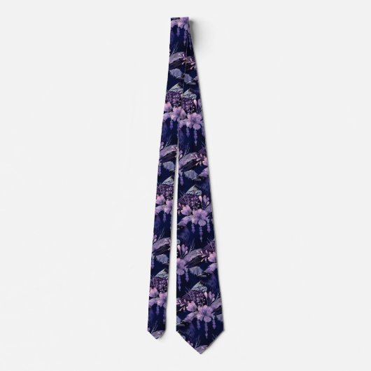 Raven Neck Tie Krawatte (Rückseite)