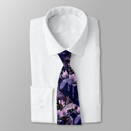 Raven Neck Tie Krawatte (Gebunden)
