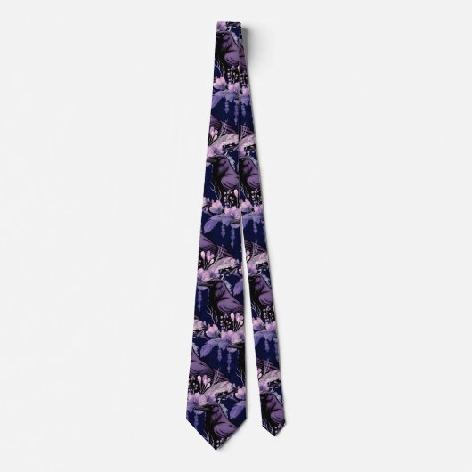 Raven Neck Tie Krawatte (Vorderseite)