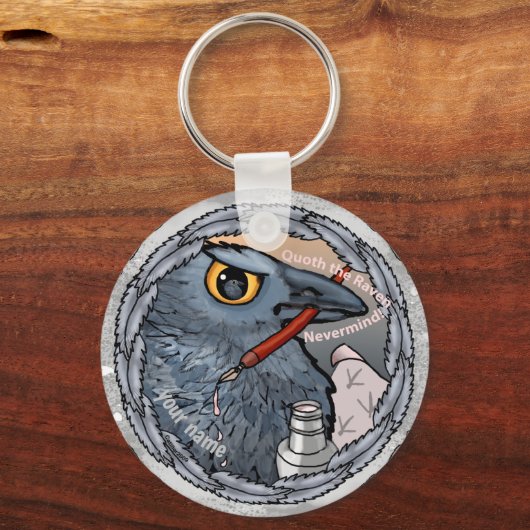 Raven Nevermind Schlüsselanhänger (Vorderseite)