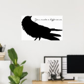 Raven of Liebe_ Print Poster (Heimbüro)