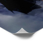 Raven of the Night Poster/Canvas Print Poster (Ecke)