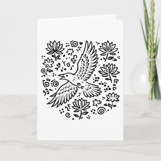 Raven of Transformation Karte (Vorderseite)