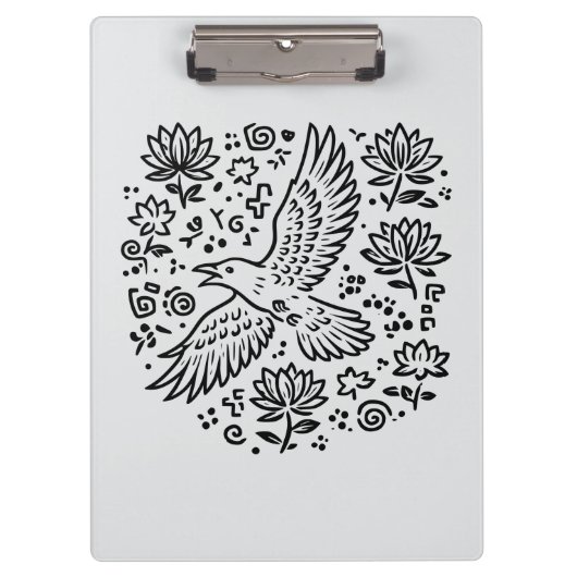 Raven of Transformation Klemmbrett (Vorderseite)