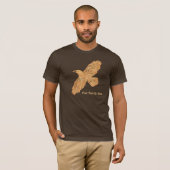 Raven on Brown T-Shirt (Vorne ganz)