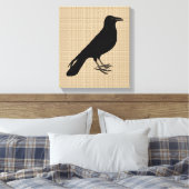 Raven on Leinwand (Insitu (Schlafzimmer))