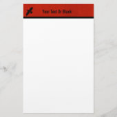 Raven on Red Briefpapier (Vorderseite)